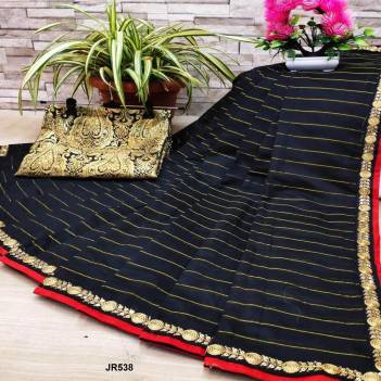 D.NO. JR538 BY SAGAR IMPEX EMBROIDERY SAREE WHOLESALER IN INDIA
